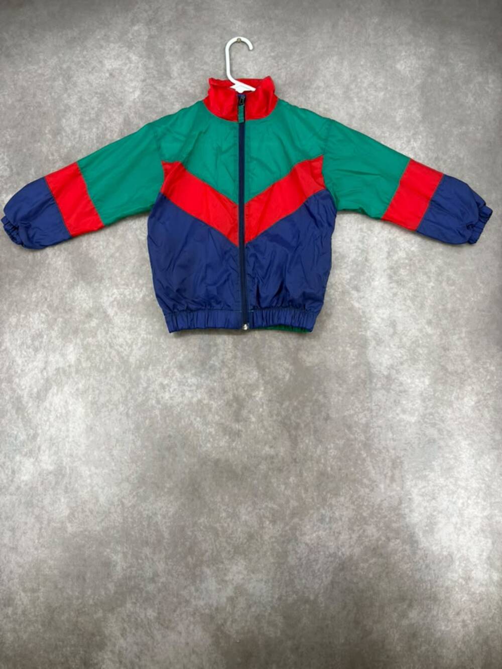 Vintage Athletic Boys Works Boys Size 6 Colorblock Windbreaker Jacket